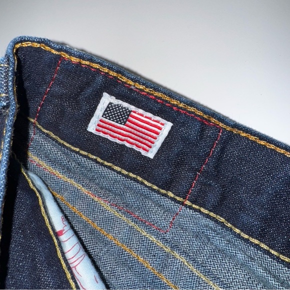 Men's True Religion Ricky jeans dark wash Made In USA 36X34 - Picture 7 of 10